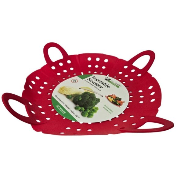 Culinary Fresh 450 F High Temperature Silicone BPA Free Vegetable Steamer - NWT - Picture 2 of 5